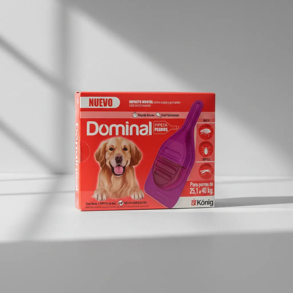 Pipeta Dominal Spot-on 25-40kg Violeta