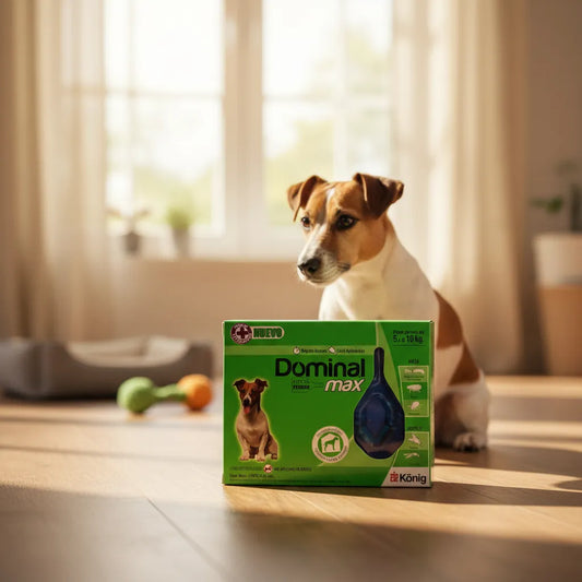 Pipeta Dominal Max 5-10kg Perros Azul