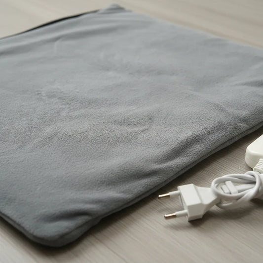 Calienta Cama De Perros Y Gatos Eléctrica Mediana 32 X 40 Gris Calienta Camas De Perro