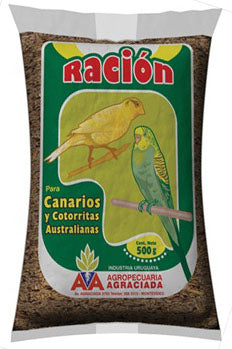 Ración para canarios