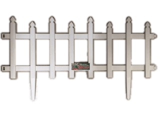 Cerco Plástico Blanco 60 cm de largo