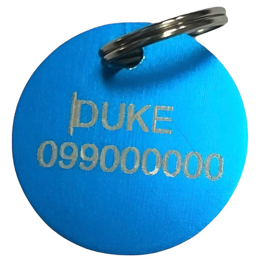 Chapitas Placas Identificadoras De Mascotas Redonda Grabadas