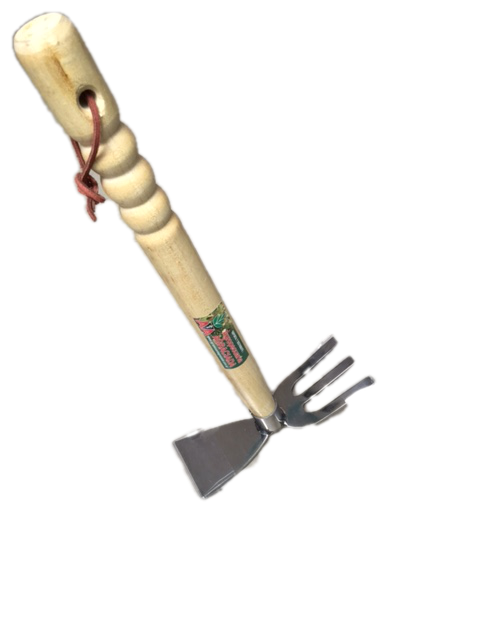 Escardillo Doble Acero Inoxidable Cabo 40 cm.