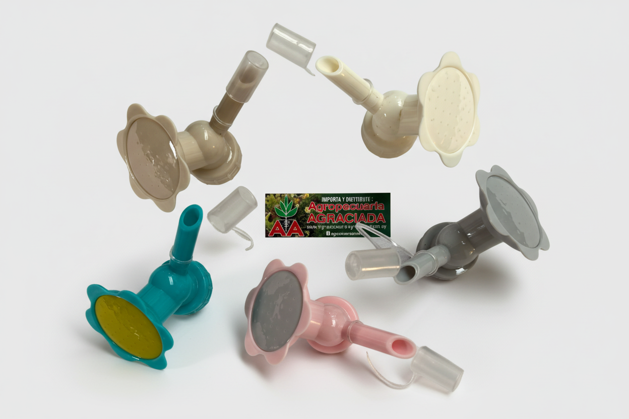 Pico Flor De Regadera Doble Ajustable Para Botellas