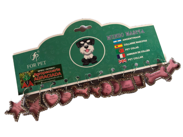 Identificadores Porta Foto con Brillos