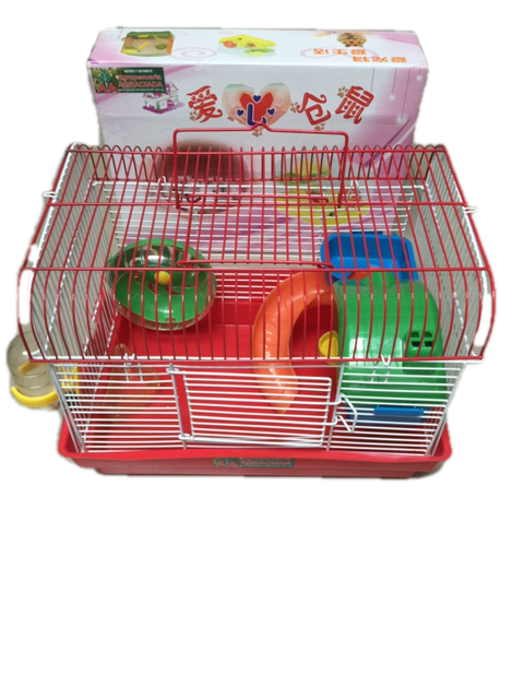 Jaula para Hámster con Accesorios 34 x 24 x 25 cms