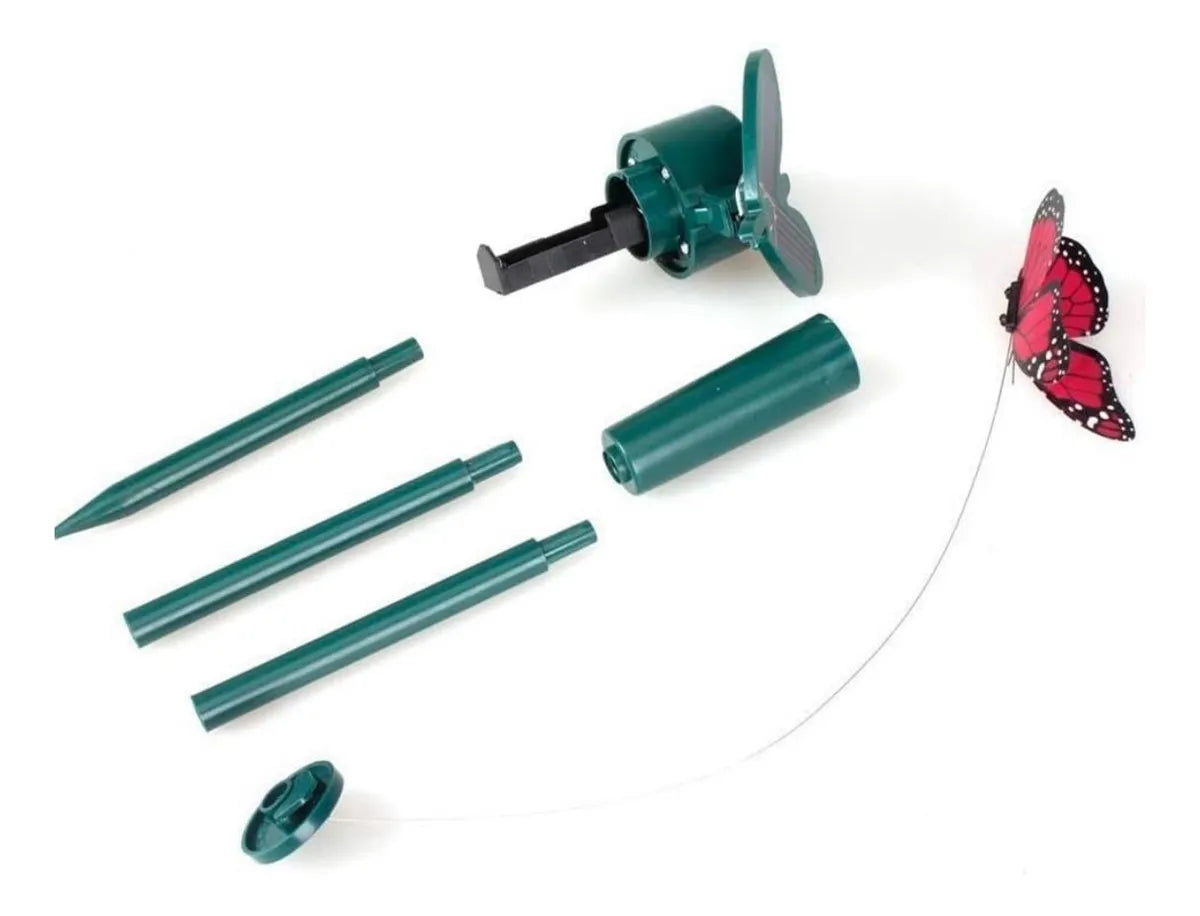 Adorno De Jardin Mariposa Voladora Solar