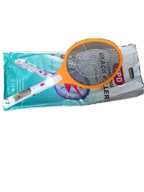 Raqueta Anti Mosquito Recargable 220 v (con Linterna Led)
