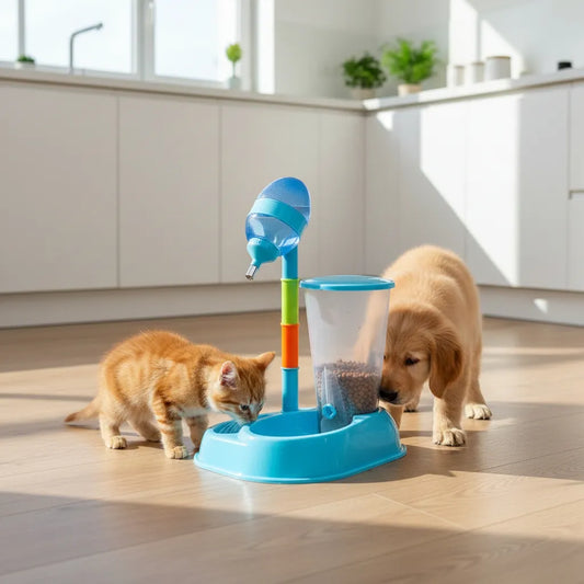 Comedero Y Bebedero Automático Para Mascotas