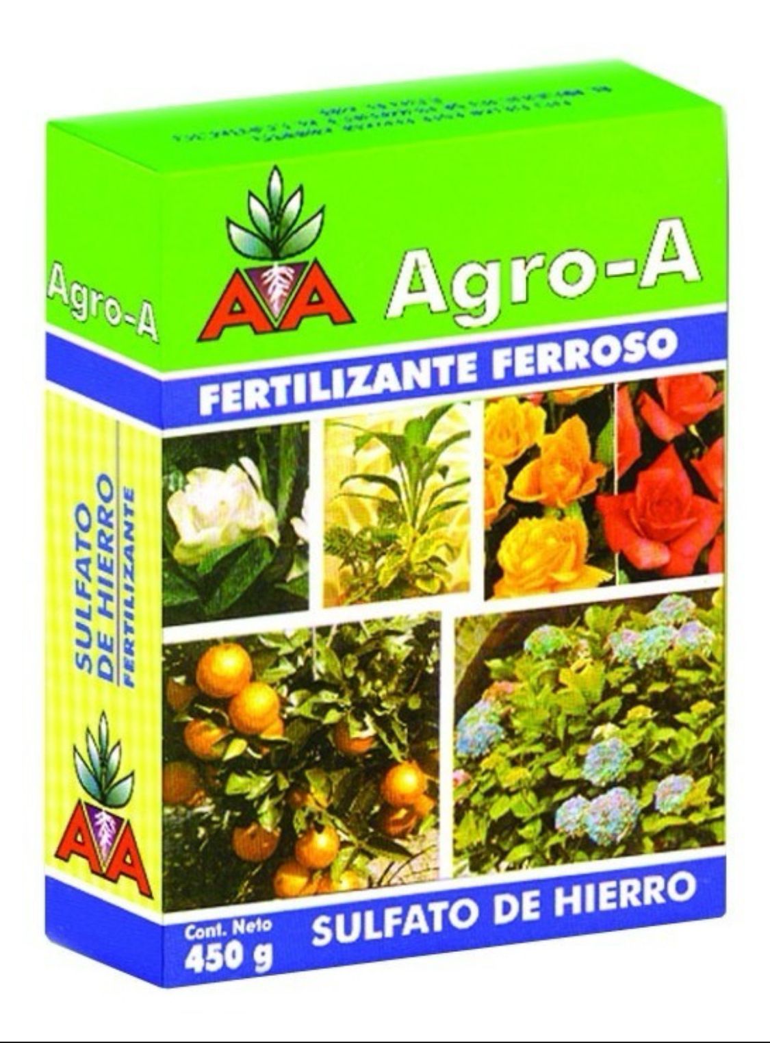 Fertilizante Ferroso Caja x 450 grs