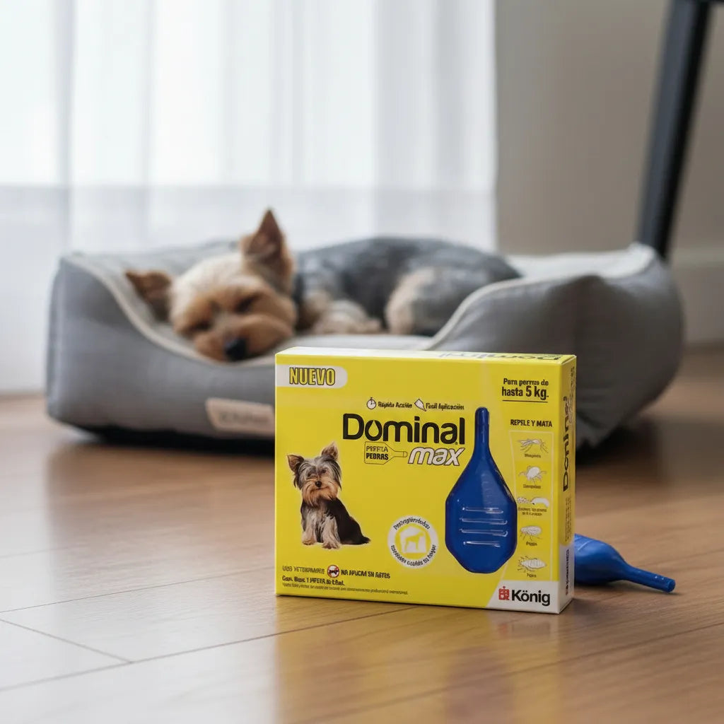 Pipeta Dominal Max Hasta 5kg Para Perros Azul