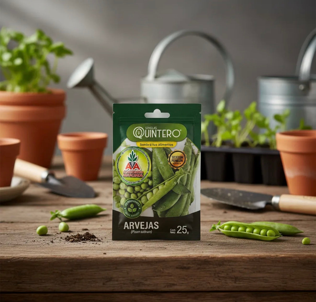 Semillas Arvejas No Transgénica 100% Natural Orgánica Agro A