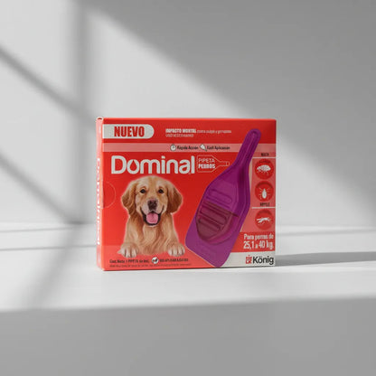 Pipeta Dominal Spot-on 25-40kg Violeta