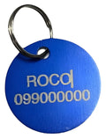 Chapitas Placas Identificadoras De Mascotas Redonda Grabadas