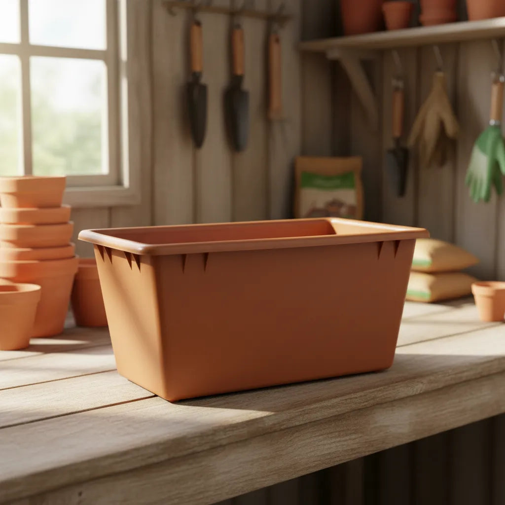 Maceta Jardinera Exterior Interior Terracota O Verde 30 Cms