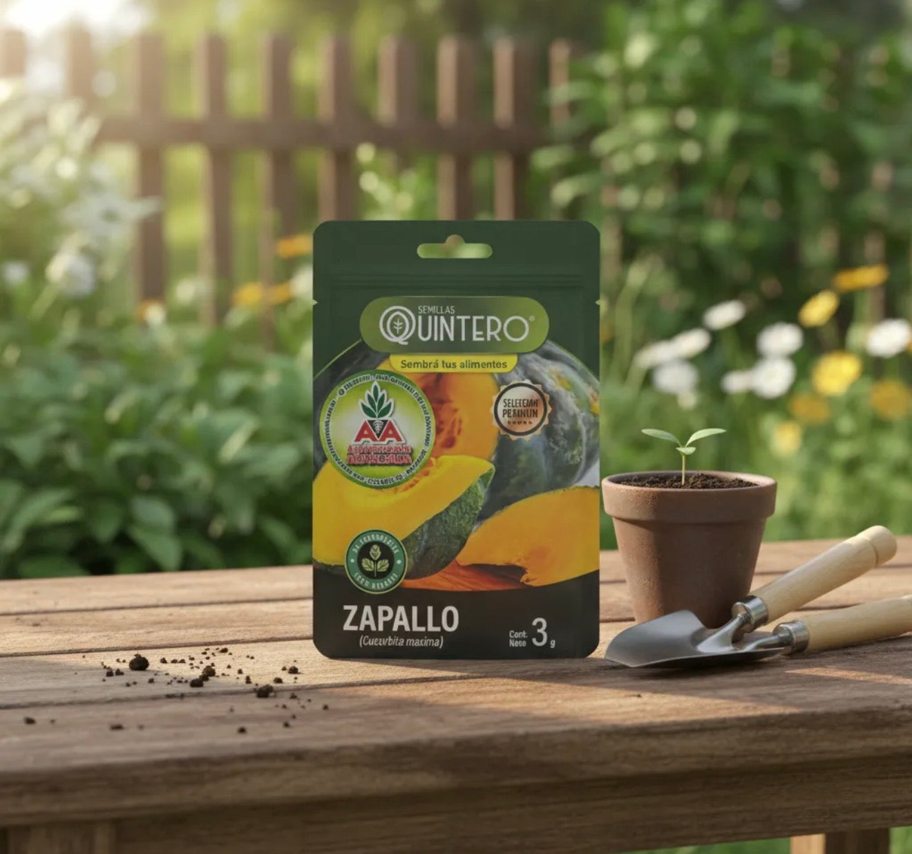 Semillas Zapallo No Transgénica 100% Natural Orgánica Agro A