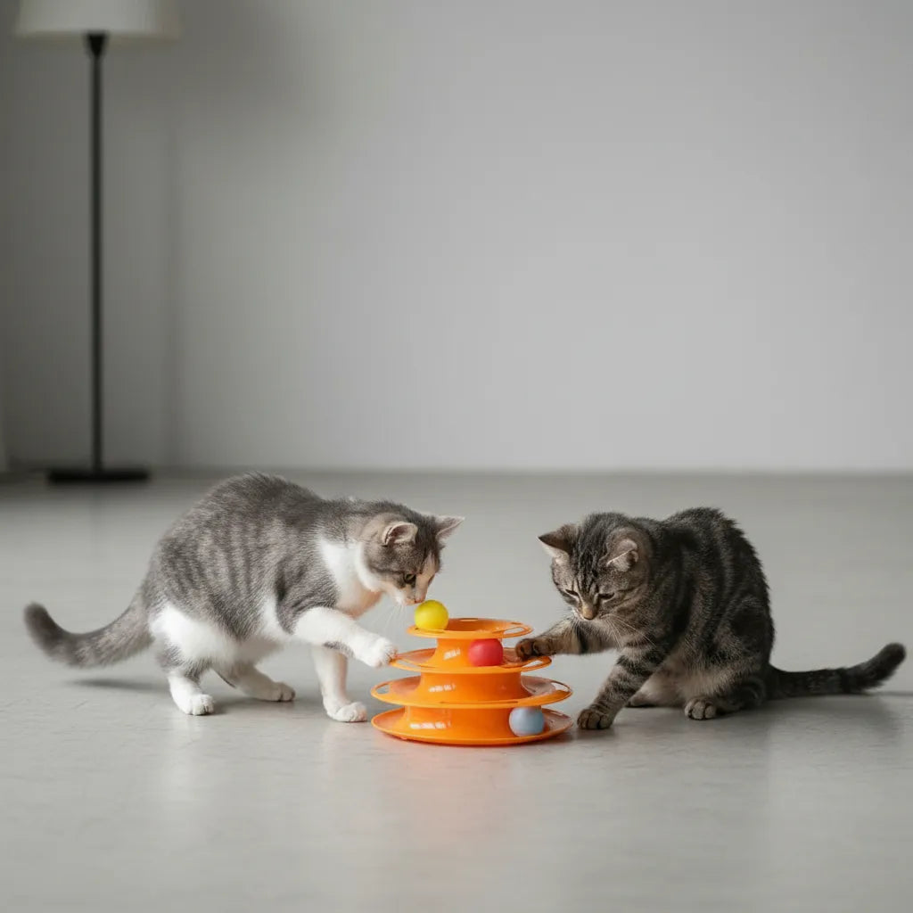 Juguete 3 Niveles Interactivo con Pelotas