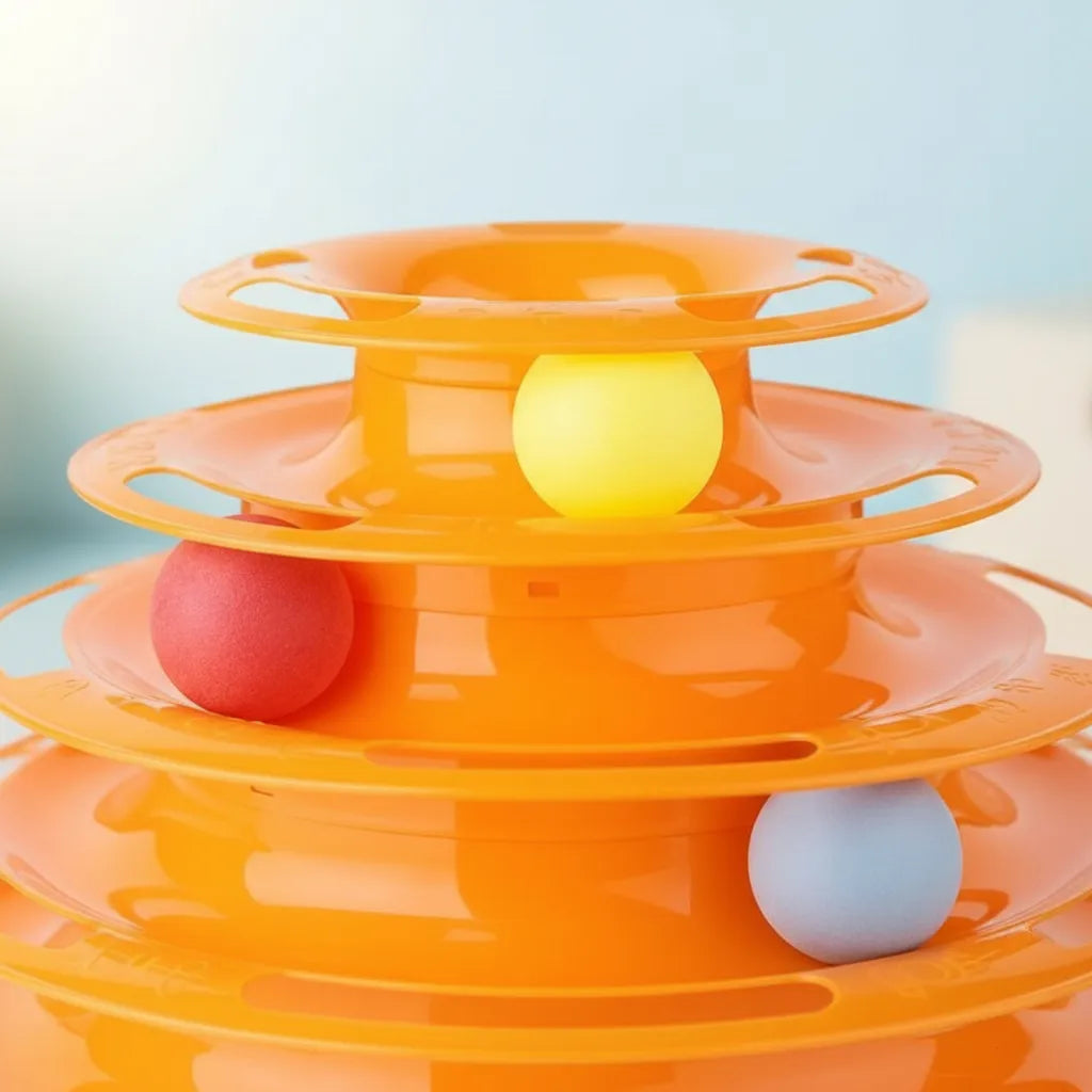 Juguete 3 Niveles Interactivo con Pelotas