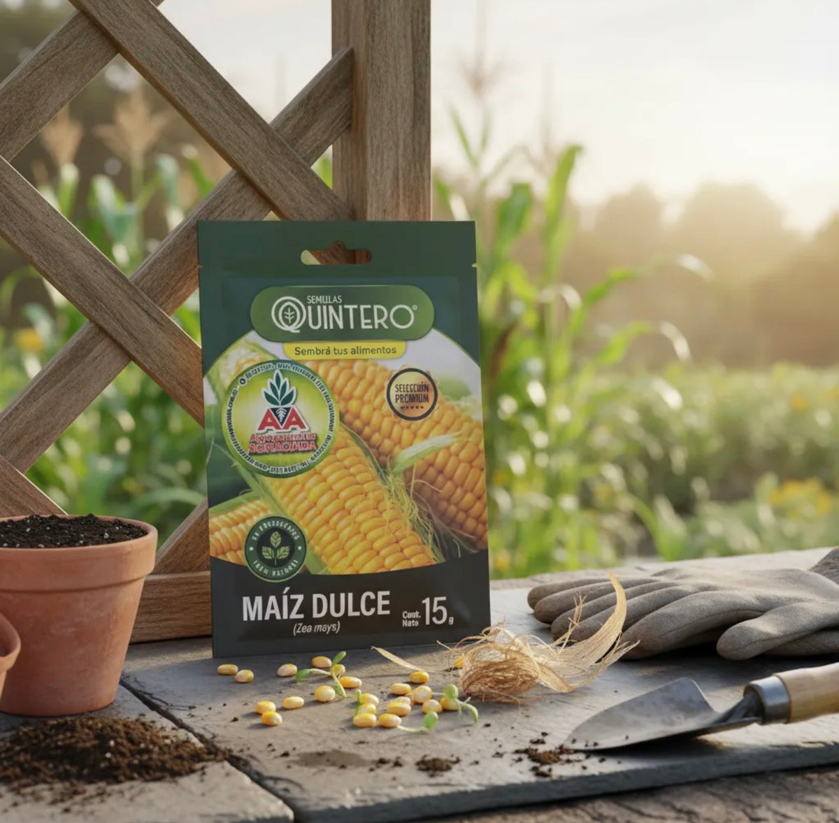Semillas Maiz Dulce No Transgénica 100% Natural Orgánica