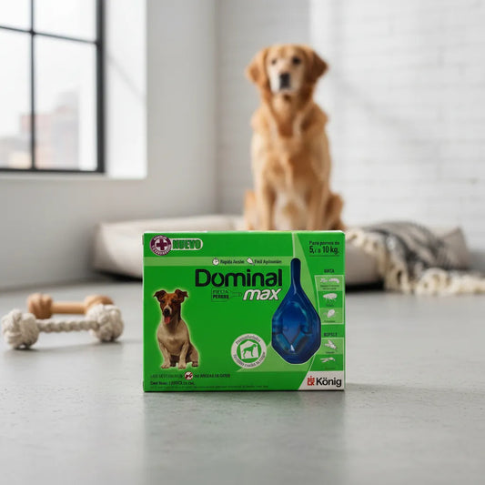 Pipeta Dominal Max 5-10kg Perros Azul