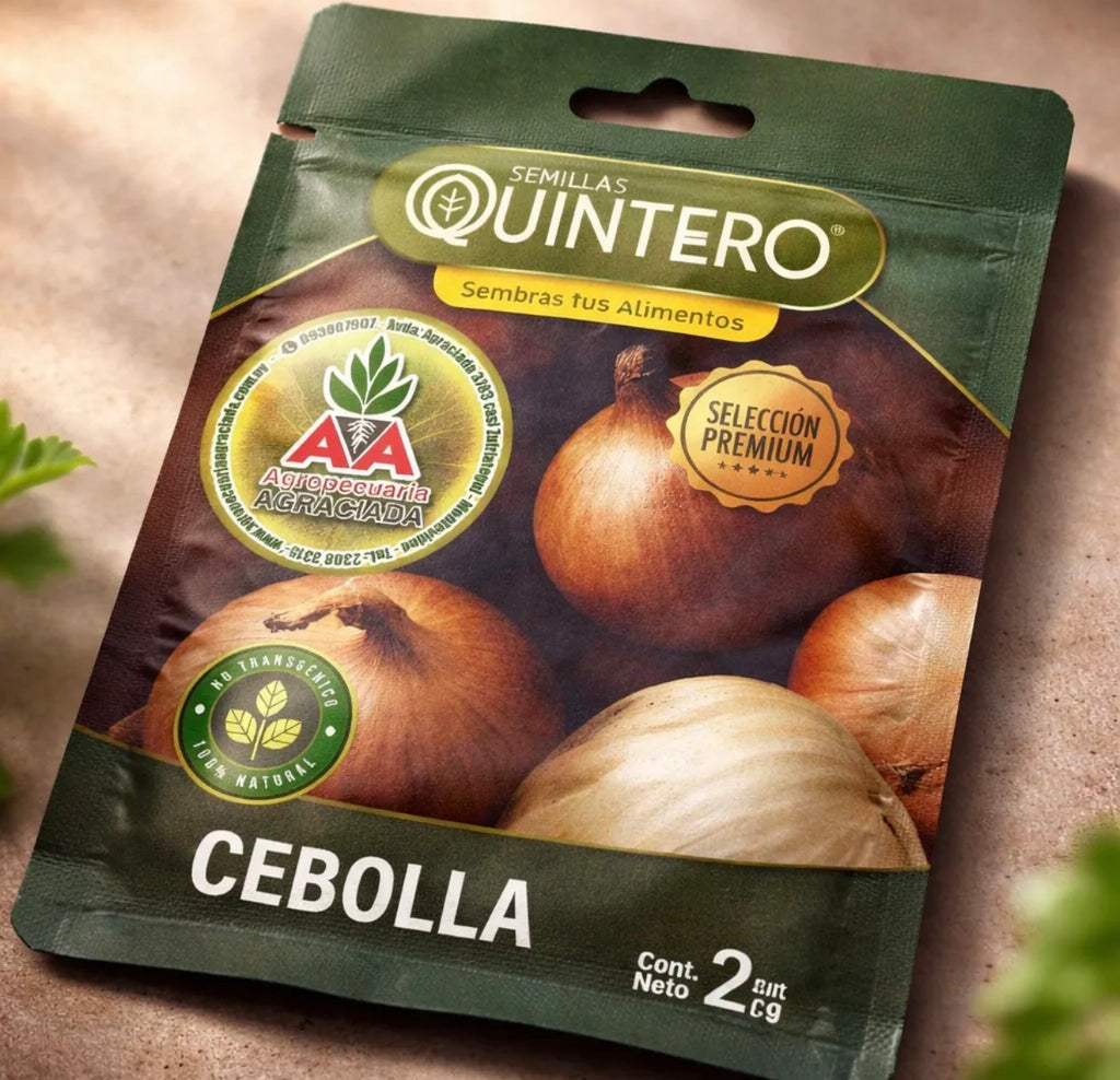 Semillas Cebolla No Transgénica 100% Natural Orgánica Agro A