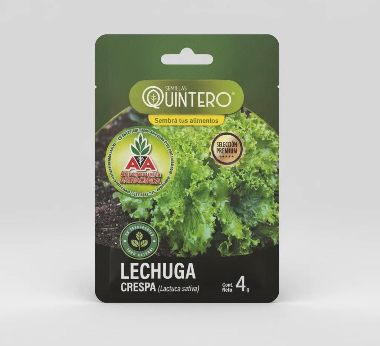 Semillas De Lechuga Crespa Para Cultivo (4g) Agro A