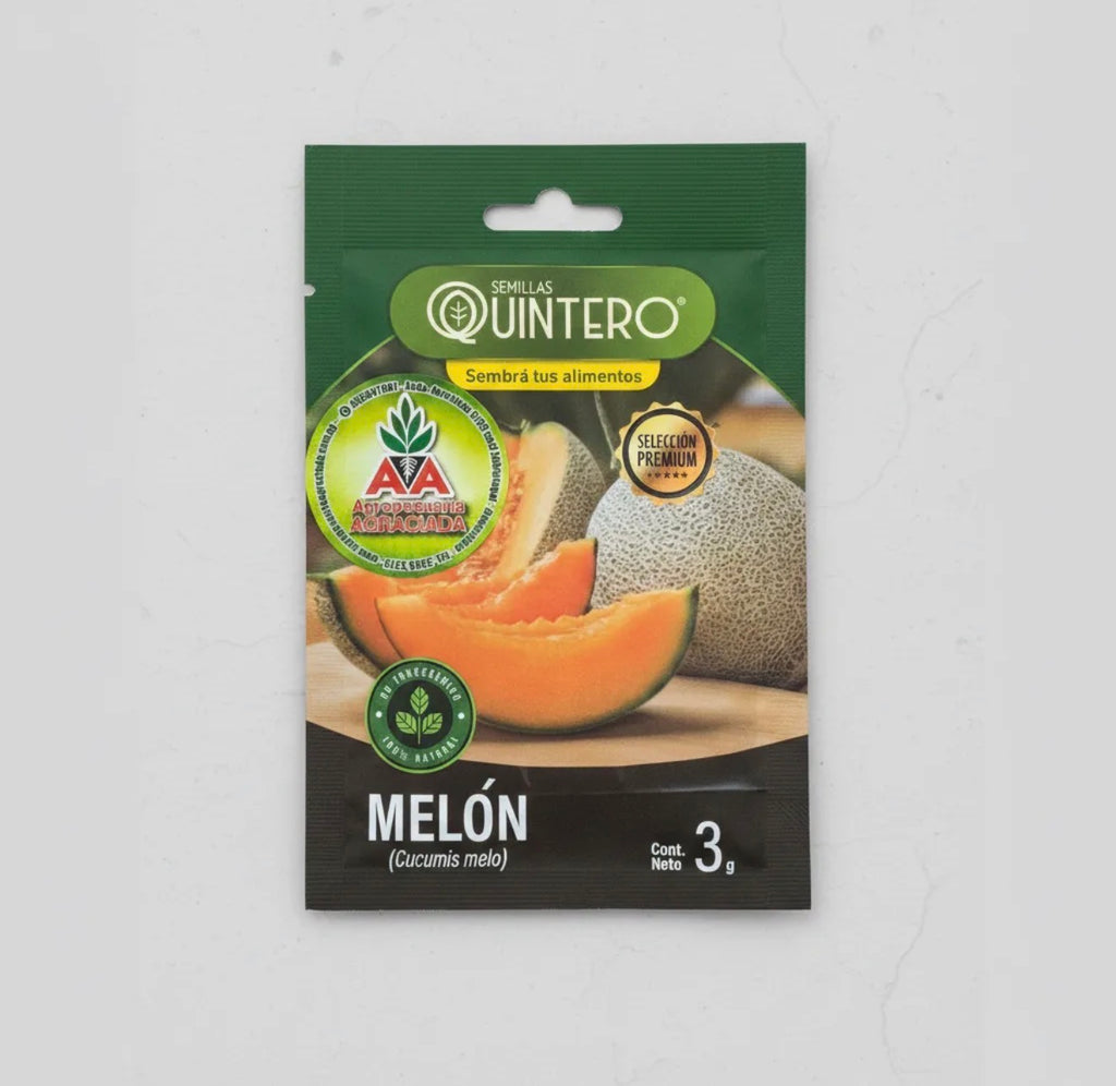 Semillas Melon Para Cultivo (3g) 100% Natural Orgánic Agro A
