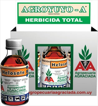 Helosate herbicida total