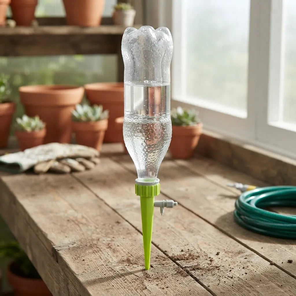 Regador Automático Macetas Botella Estaca Riego Por Goteo