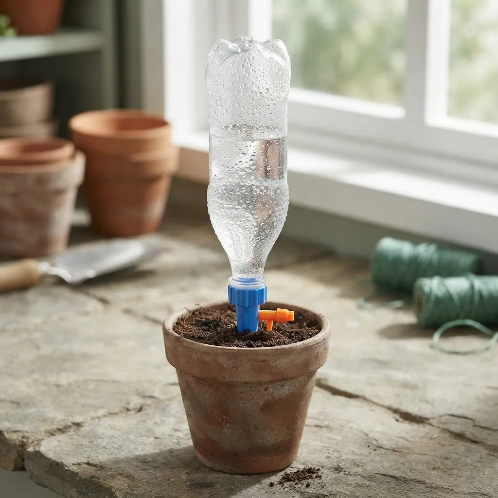 Regador Automático Macetas Botella Estaca Riego Por Goteo