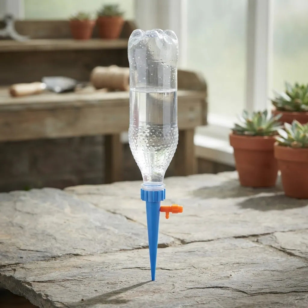 Regador Automático Macetas Botella Estaca Riego Por Goteo