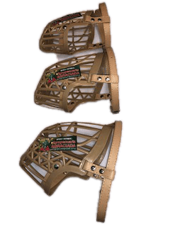 Bozal de Plástico y Cuero Nº3