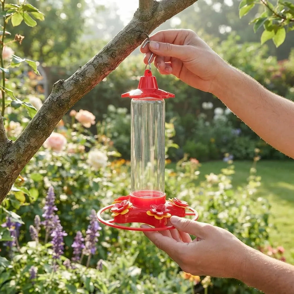 Bebedero Picaflor O Colibri Tubo Alto 2 Medidas ( 200ml y 300ml)