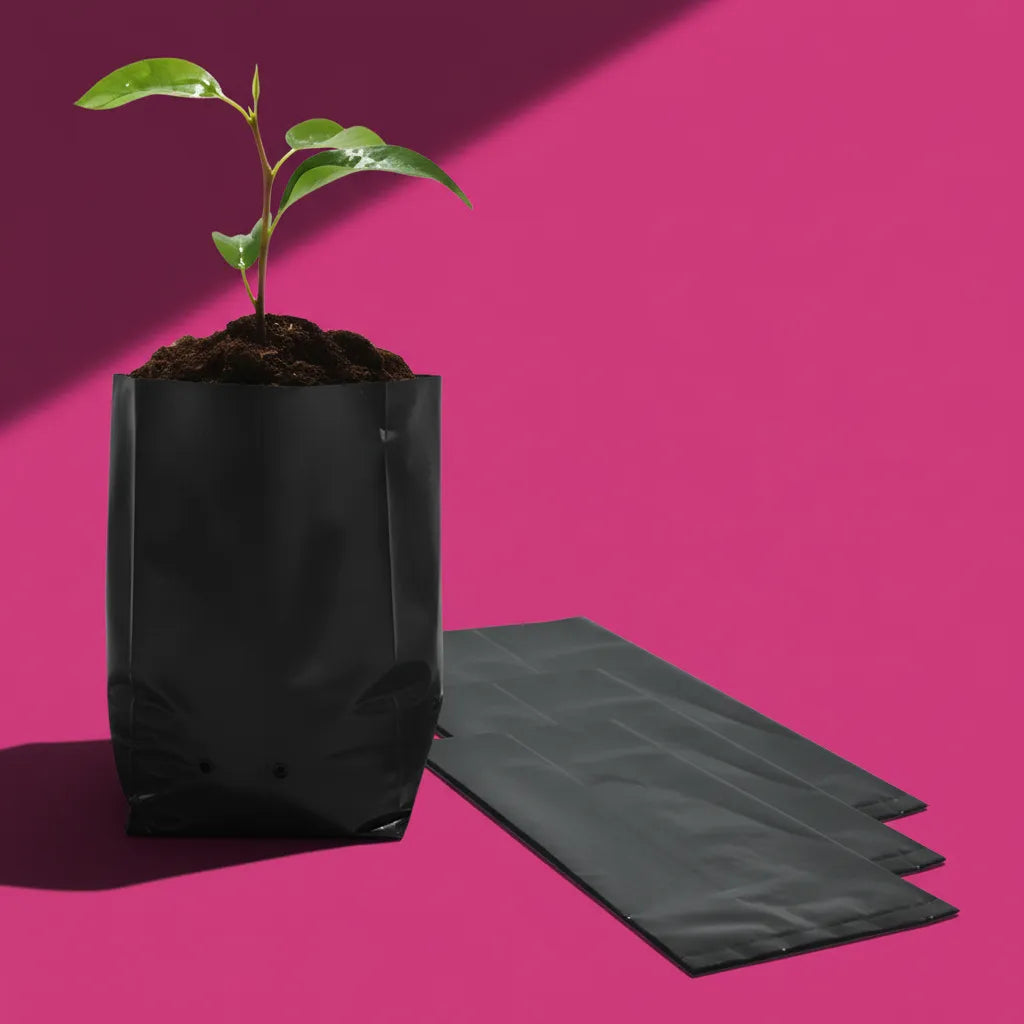 Macetas Bolsa Nylon Negras Vivero Plantas 1 - 25 Lts. (x50u)