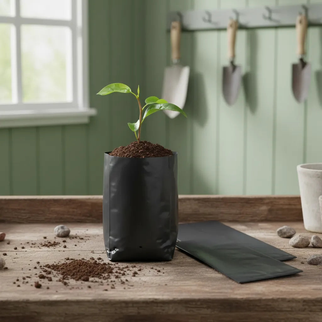 Macetas Bolsa Nylon Negras Vivero Plantas 1 - 25 Lts. (x50u)