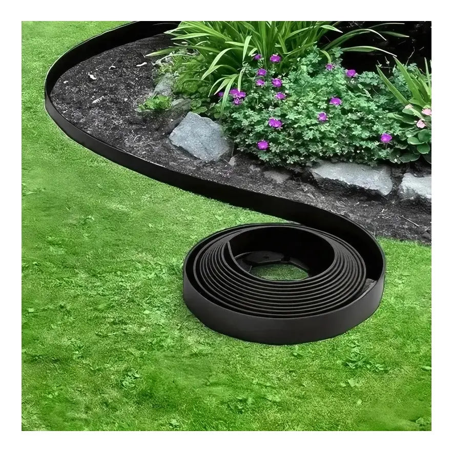 Cinta Borde Cesped Jardin Separador Limitador Con Estacas