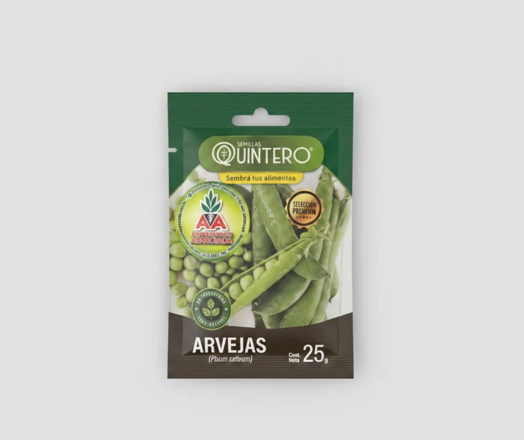 Semillas Arvejas No Transgénica 100% Natural Orgánica Agro A