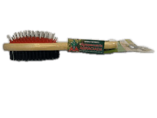 Cepillo Doble de Cerda y Metal