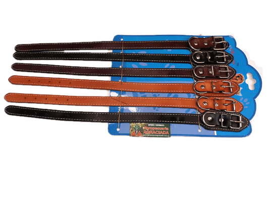 Collar de Cuero Reforzado Nº2 45 cms x 2.5cms