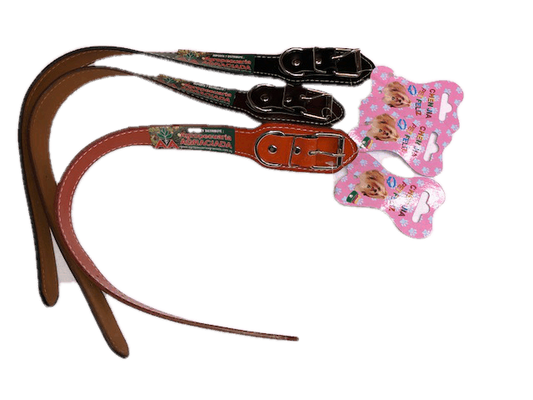 Collar de Cuero Reforzado Nº3 50 x 2,5cms