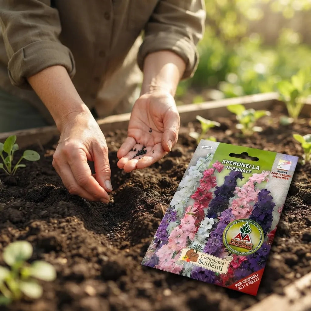 Semillas De Flores Espuela De Caballero Variadas Agro A