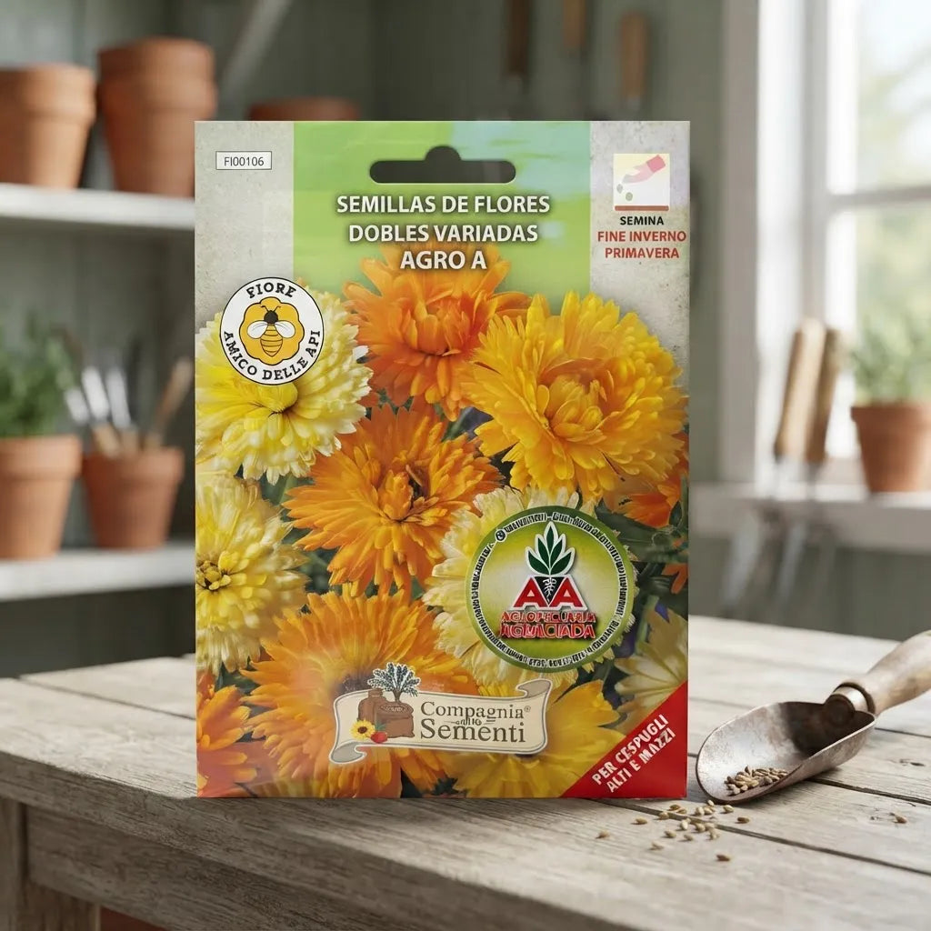 Semillas De Flores Calendula Dobles Variadas Agro A