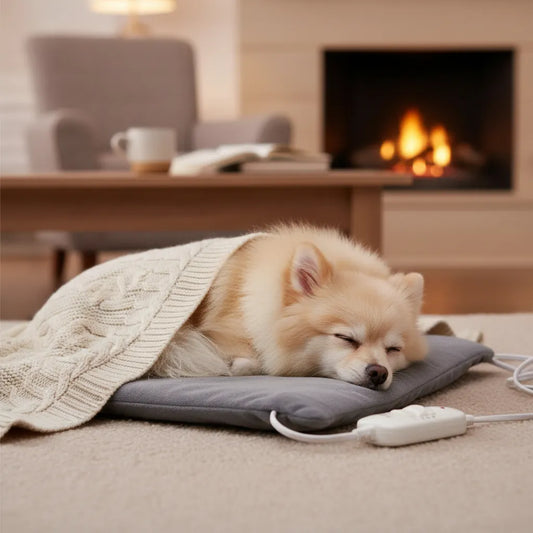 Calienta Cama De Perros Y Gatos Eléctrica Mediana 32 X 40 Gris Calienta Camas De Perro