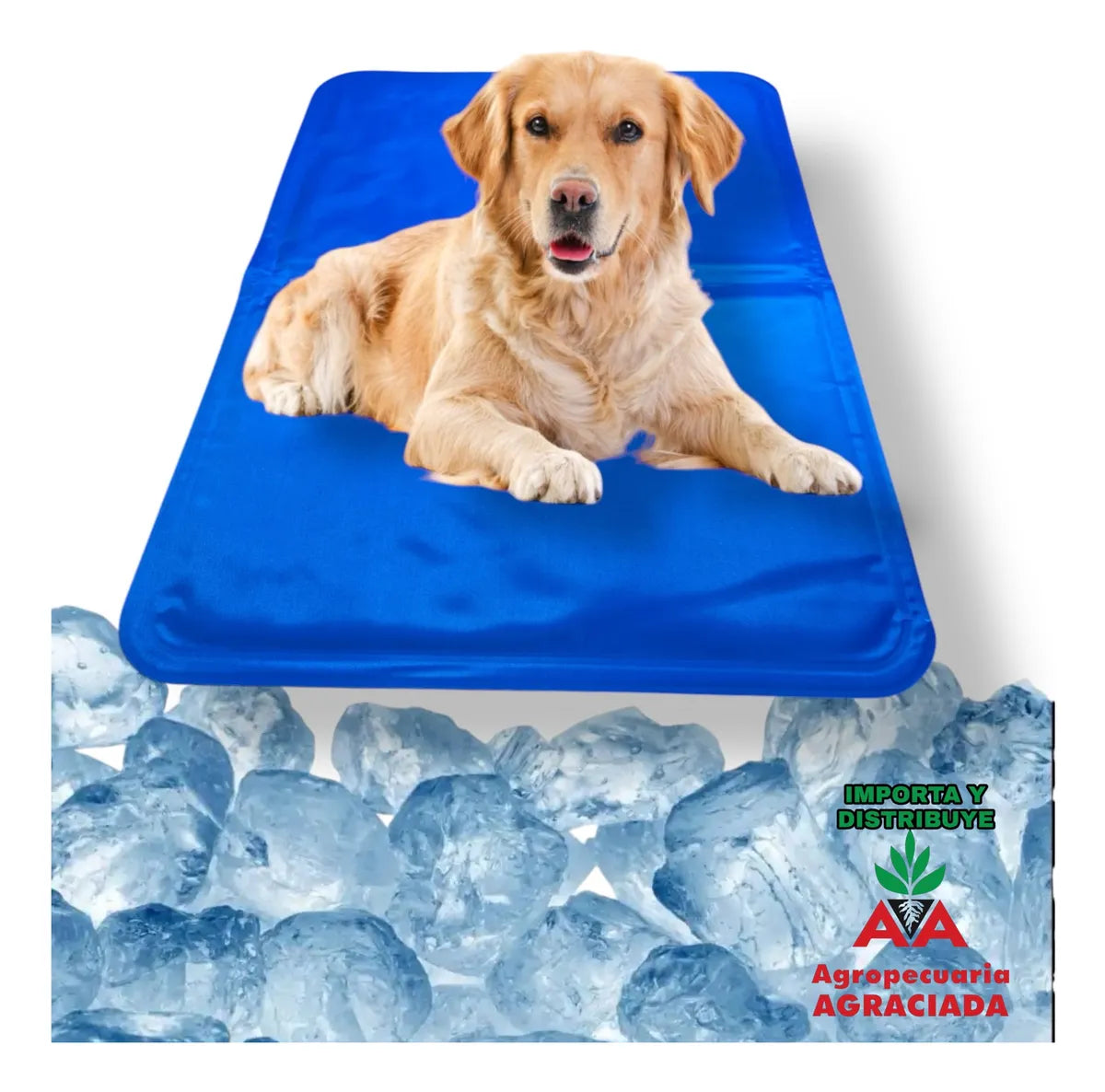 Cama Gel Refrigerante Agro-a 50x65 Automático N°3 Azul Refrigerante Automático