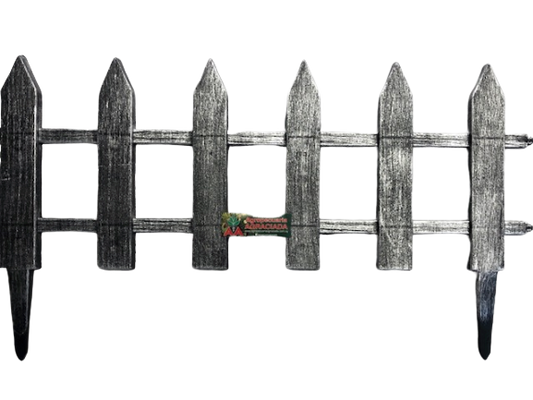 Cerco Plástico Plata 60 cm de largo