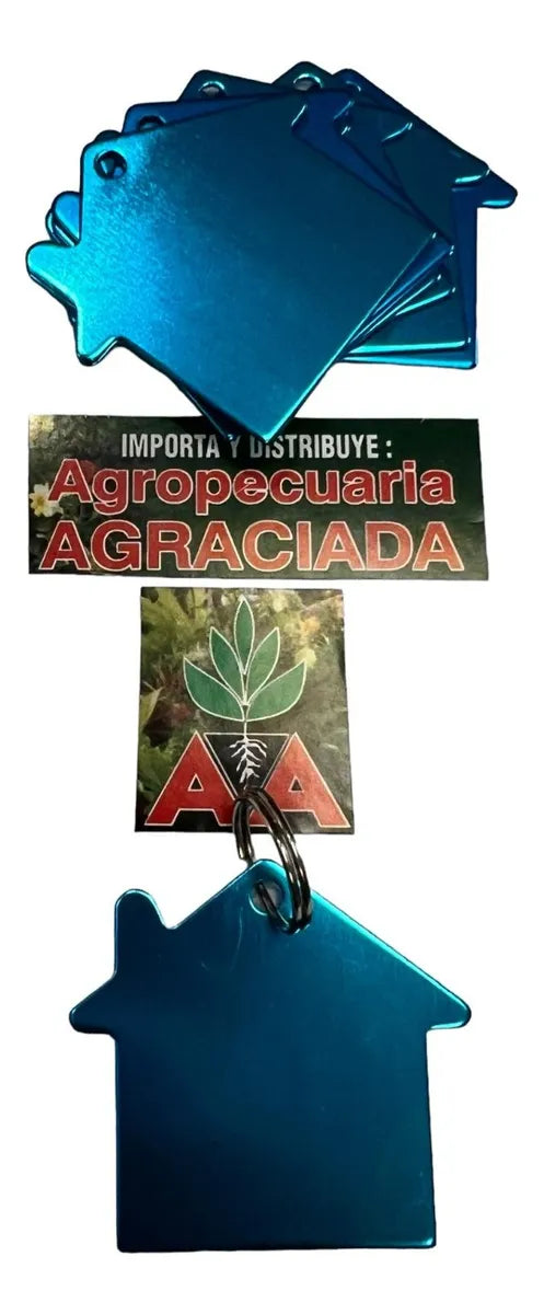 Chapitas Placas Identificadoras De Mascotas Casita Grabadas