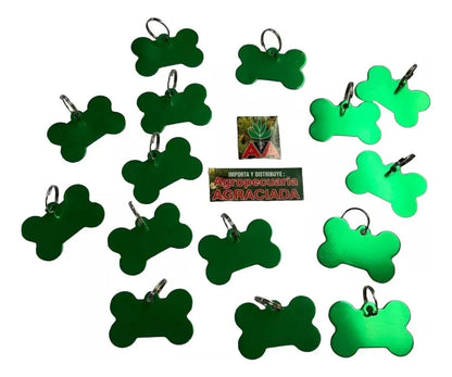 Chapitas Placas Identificadoras De Mascotas Grabadas Laser