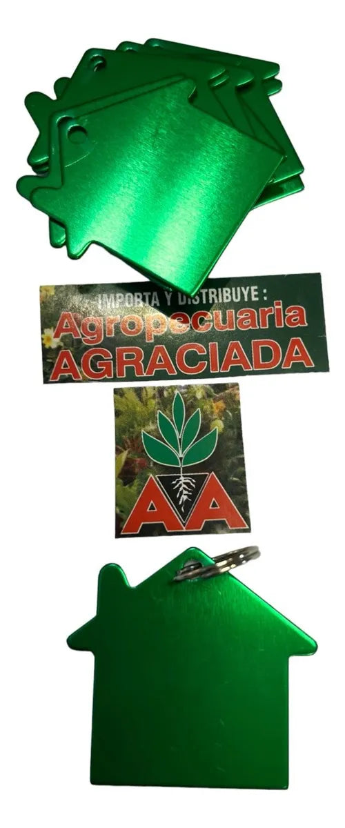 Chapitas Placas Identificadoras De Mascotas Casita Grabadas