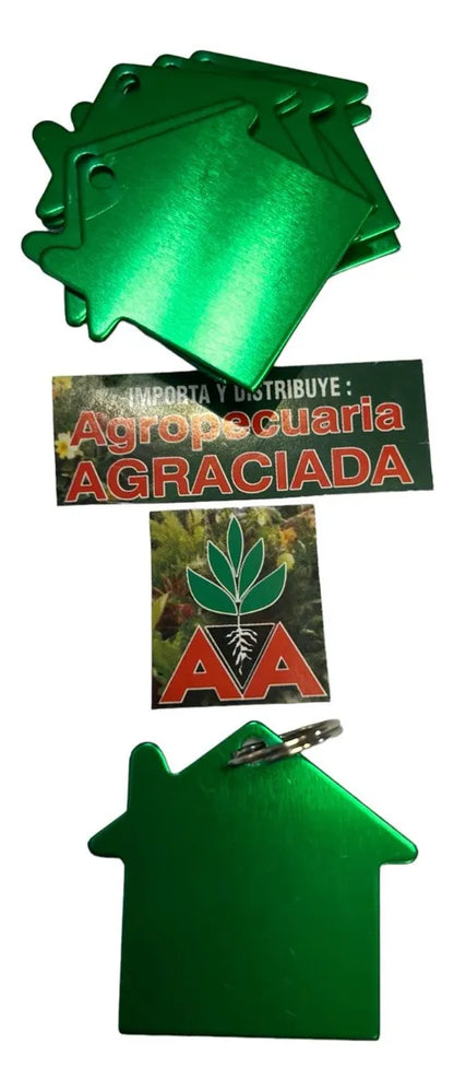 Chapitas Placas Identificadoras De Mascotas Casita Grabadas