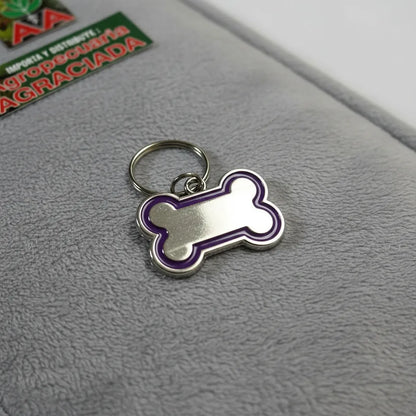 Chapitas Placas Identificadores con Marco para Collar 4 x 3